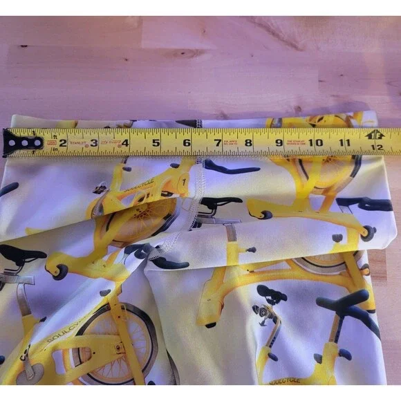 Zara Terez for SOULCYCLE Leggings Bike Bicycle Yellow Ladies S Ride Studio NYC - Picture 5 of 7